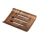 thumbnail image 4 of Jabonera rústica de madera antideslizante hecha a mano con drenaje rápido para encimeras de baño, hoteles y hogares., 4 of 9