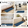 thumbnail image 6 of Yiaed Blue Butterfly Kitchen Rugs Sets of 2 Kitchen Mats Cushioned Anti Fatigue Kitchen Rug Tapetes Para Cocina for Sink,Laundry Room, 6 of 6