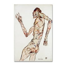 Egon Schiele 'The Dancer' Canvas Art