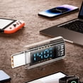 thumbnail image 4 of AOOOWER Transparent USB Type C Female to Male Adapter 140W Power 40Gbps Data Transfer, 4 of 11