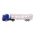 thumbnail image 4 of Vehículos de construcción de juguetes de grúa Tractor en miniatura Ingeniería Ingeniería de camiones de camión plano de juguete para niños suministros Azul, 4 of 8