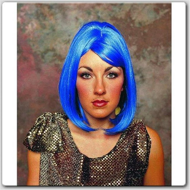 RG Costumes 60036 Perruque Peggy Sue - Bleu - Taille Adulte