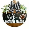 thumbnail image 2 of Football Themed Door Hangings Football Wreath Football Season Decoration Suitable For Door And Wall Festival Decoration, 2 of 7