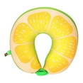 thumbnail image 1 of ITFABS U en Forme de Cou Oreiller Dessin Animé Fruits Impression Mousse à Mémoire de Forme Coussin, 1 of 2