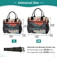 thumbnail image 4 of FORMRS Insulated Lunch Bag for Work School Unisex Large Capacity Cooler with Shoulder Strap, Mountains at Dawn, 4 of 6