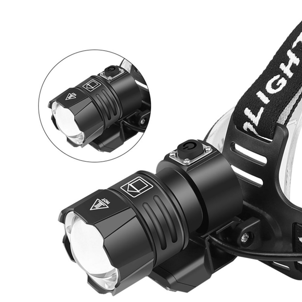 Outdoor Fishing LED Headlamp Lightweight Head-Mounted Light for Outing Cycling Travelling