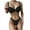 Black, variant on Abcnature Women's Bikini Swimsuits Sets, Thong Bikini Sets Solid Steel Bracket Solid Bikini Push-Up Padded Beachwear Set Swimwear Bikini Sets for Women Black S