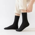 thumbnail image 4 of Kaondbfi Socks for Women 10PCS Fashion Cotton Socks Autumn and Winter Sweat Absorbent Breathable Warm Ladies Solid Color Pile Socks Short Socks, 4 of 4