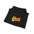 thumbnail image 3 of Big Leagues Flame World Industries 2000s Skateboard Vintage Classic Hoodie Print - 3XL / Black, 3 of 5