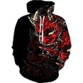 thumbnail image 2 of Sudadera con capucha con estampado 3D de samuráis para hombre, sudadera con capucha con gráfico de templario y armadura, sudaderas geniales de moda para niños, ropa de invierno, jersey superior, 2 of 5