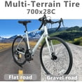 thumbnail image 4 of Ambifirner 700c Lightweight Road Bike with 16-Speed Shimano Gearing, City Commuting Road Soft Ride, Ideal Gift for Men and Women, 4 of 9