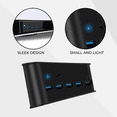 thumbnail image 4 of Rebelduck PS5 USB Hub, PS5 Accessories USB Expansion Adapter with 4 USB 2.0 Hubs, 1 USB Charging Port and Type C 3.1 Port, Support Highspeed Connection Plug and Play 5 in 1 Black, 4 of 9