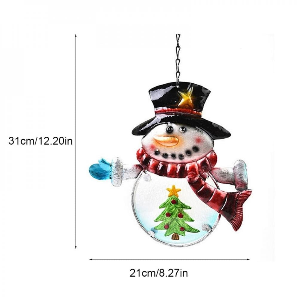 [Big Clear!]Vintage Hanging Christmas Chimes Wrought Iron Christmas