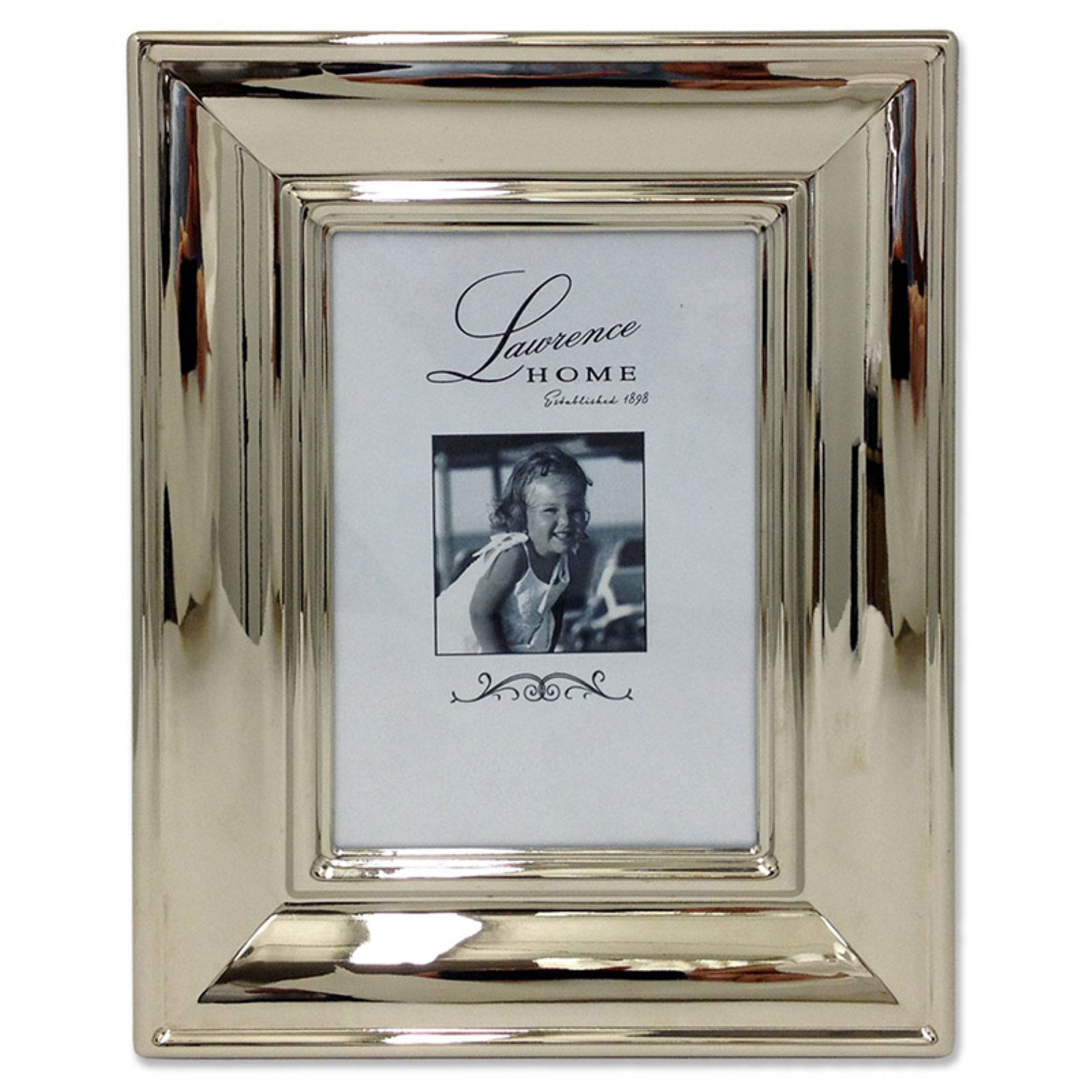 5 Pack 4x6 Picture Frames with Mat, Rustic 5 by 7 Photo Frames without Mat,  Wall or Tabletop Display, Brown