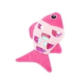 thumbnail image 3 of 3 piezas de peluche con lentejuelas decorativas resistentes a las mordeduras, pez de imitación, juguete educativo para gatos, mascotas, gatitos y gatos (rosa), 3 of 6