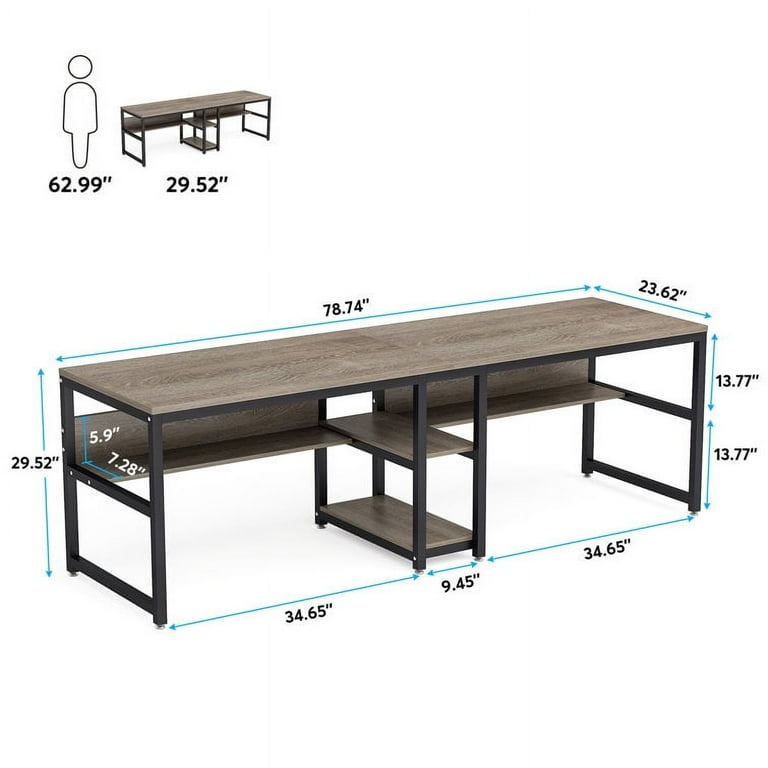 Tribesigns 78’’ Computer Desk