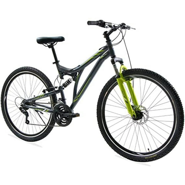 Bicicleta Montaña DS-500 R29 21V Gris Oscuro/Verde Benotto