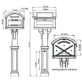 thumbnail image 3 of Gibraltar Mailboxes GHC40M01 Grand Haven Decorative Package Mailbox, Extra Large, Mocha, 3 of 4