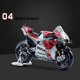 thumbnail image 1 of 1/18 Ducati Desmosedici Motogp 2018 Rossi 04 Motorcycle Model Toy Car Collection Shork-absorber Off Road Autocycle Toy, 1 of 5
