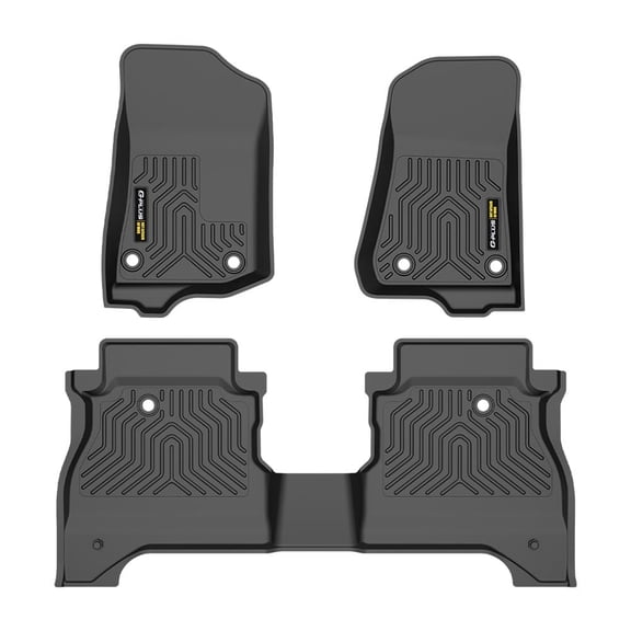 All Weather TPE Floor Mats Protection Liners Fit For 2020-2024 Jeep Gladiator