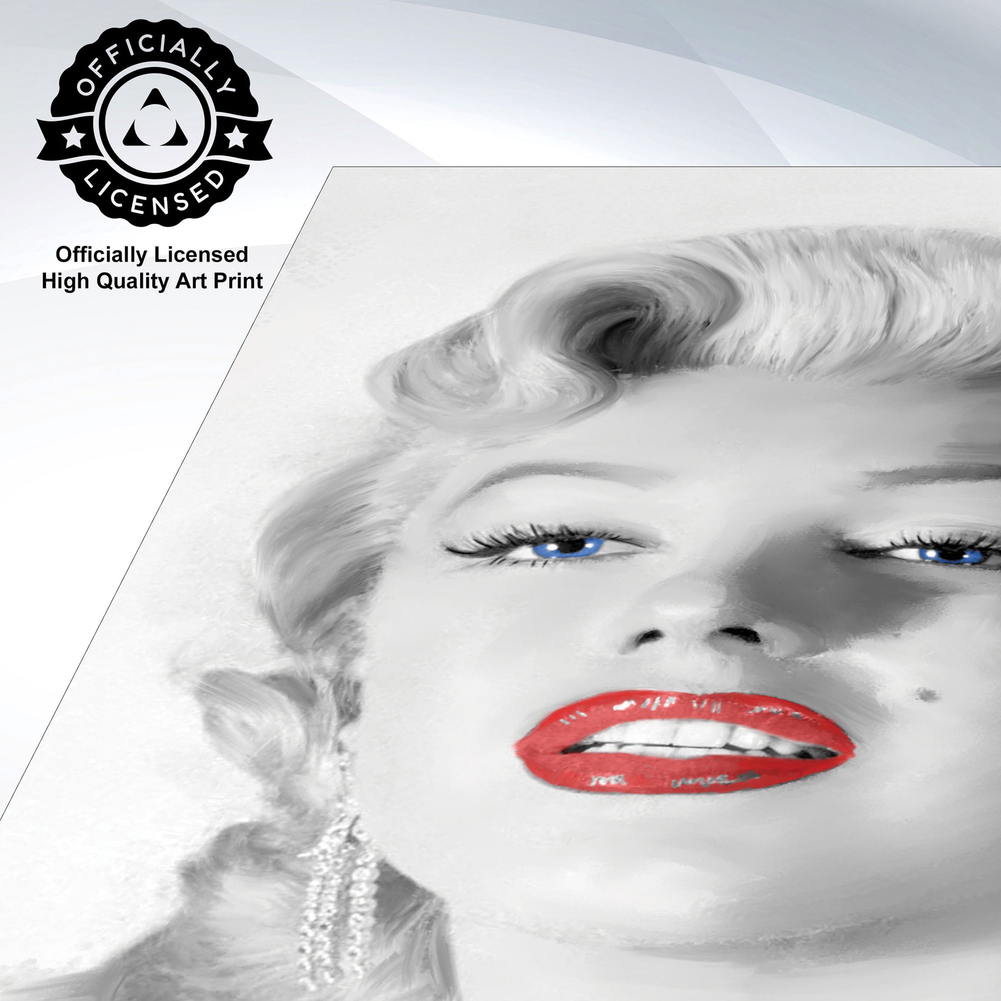 Pyramid America: Marilyn Monroe: Diamonds Best Friend - 11x17 Poster Print - Iconic Hollywood Celebrity Artwork, Licensed Wall Decor, Fan Collectible