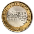 thumbnail image 2 of 1996 Portugal Bimetal 200 Escudos Atlanta High Jumper BU, 2 of 2