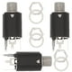 thumbnail image 2 of Conector de guitarra de 3 piezas, conector hembra de 1/4" para micrófono, accesorio para montaje en panel., 2 of 7