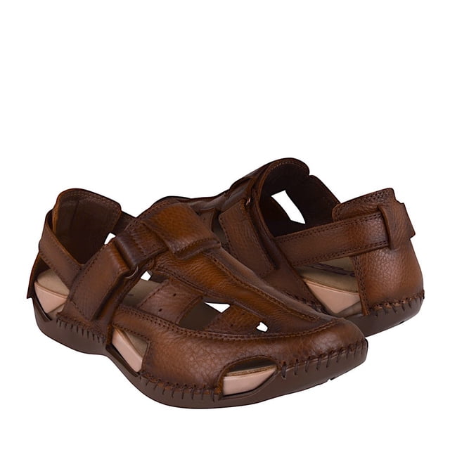 HUARACHES DAMA LOBO SOLO 1943 PIEL CAFÉ Lobo Solo 1943