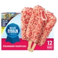 thumbnail image 2 of Blue Ribbon Classics Strawberry Shortcake Coated Artificially Flavored Vanilla Frozen Dessert Treat Bar, 36 fl oz, 12 Pack, 2 of 11