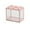 Pink, variant on iaksohdu Fish Tank Creative 6 Ventilation Holes Stackable Living Room Desktop Mini Aquarium Pet Box Home Decor