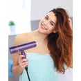 thumbnail image 5 of 7MAGIC - secadora de cabello, Secador de iones plegable, secador de pelo portátil ligero para mujeres y hombres, secadora de cabello de viaje, 3 ajustes de temperatura/2 ajustes de velocidad, Púrpura, 5 of 5