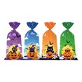 thumbnail image 3 of Halloween Con Lazos Bolsas para Envolver Regalos (gato Calabaza 4 en 1) 50 Uds., 3 of 4