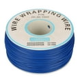 thumbnail image 1 of Cable eléctrico, 1 rollo Envoltura de alambre Hilo de alambre de cobre simple Cable de 30 AWG Diámetro de núcleo de 0,25 mm(azul), 1 of 14