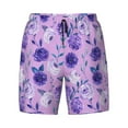 thumbnail image 5 of Rocae Violet for Men's Swim Trunks Quick Dry With Two Side Pockets and One Lined Patch PocketXX-Large, 5 of 9