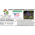 thumbnail image 2 of Turkesterone 5% - Ajuga Turkestanica Extract 20:1 - 500mg - Honest Herbs 60 Veggie Caps, 2 of 5