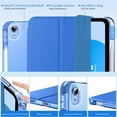 thumbnail image 3 of Funda MoKo Slim con tres pliegues para iPad de 11 y 10,9 pulgadas, color azul, 3 of 9