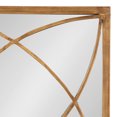 thumbnail image 3 of Kate and Laurel Jiera Metal Mirror Set, Gold 4 Piece, 3 of 10