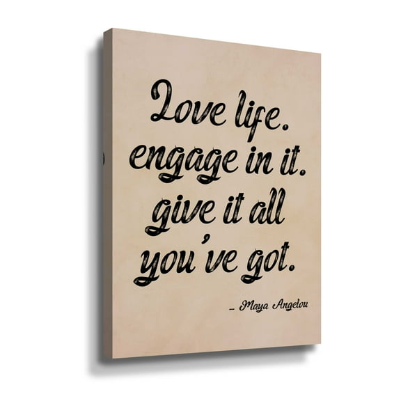 Love Life Gallery Wrapped Canvas
