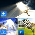 thumbnail image 3 of Bjsuc 5500W Super Bright Street Light- 3000K/4000K/6500K Waterproof Motion Sensor Solar Parking Lot Lights with Remote for Yard,Path, Patio, Porch, 3 of 6