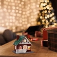 thumbnail image 4 of Ganfancp Adornos Navideños de Madera para El Hogar Colgantes para Casas Pequeñas Adornos Creativos Ofertas Flash Liquidación 1 X Decoración Navideña, 4 of 6