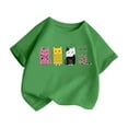 thumbnail image 3 of MEZZALL Kids Girls Cute Graphic Cartoon T-Shirts Round Neck Short Sleeve Tee Summer Casual T Shirt Tee Relaxed Fit Baby Toddler Dailywear, 3 of 5