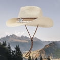 thumbnail image 2 of Summer Hats for Women , Cute Hats for Women , Womens Beach Wear Stylish Summer Casual Hat for Outdoor Holiday Activities with Adjustable Shaping Brim, 2 of 3