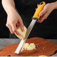 thumbnail image 6 of Huayishang Kitchen Grater Cheese Grater Stainless Steel Durable Rust Proof Metal Lemon Zester Grater, Kitchen Essentials Clearance Sale Green, 6 of 6