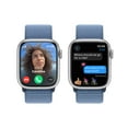 thumbnail image 6 of Apple Watch Series 9 [GPS + Cellular 41mm] Smartwatch with Silver Aluminum Case and Winter Blue Sport Loop. Fitness Tracker, ECG Apps, Always-On Retina Display, Water Resistant, 6 of 10
