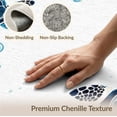 thumbnail image 6 of ODIKA 6'x9' Washable Area Rug Animals Turtle Starfish Nautical Ocean Border Motif Scattered for Dining Room, Under Table, Office Décor, Non-Slip Chair-Friendly, 6 of 7