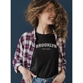 thumbnail image 2 of Brooklyn Classic Statement T-shirt Women's -SelectDesign, 2 of 4