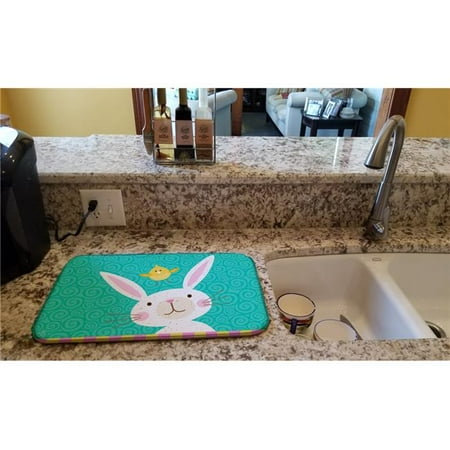 

Happy Easter Rabbit Dish Drying Mat