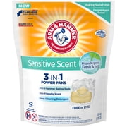 Arm & Hammer Sensitive Scent 3-IN-1 Power Paks, 42 count