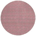 thumbnail image 2 of Addison Rugs Chantille Indoor/Outdoor Transitional Geometric Burgundy Washable Round Rug, 8' x 8', 2 of 6
