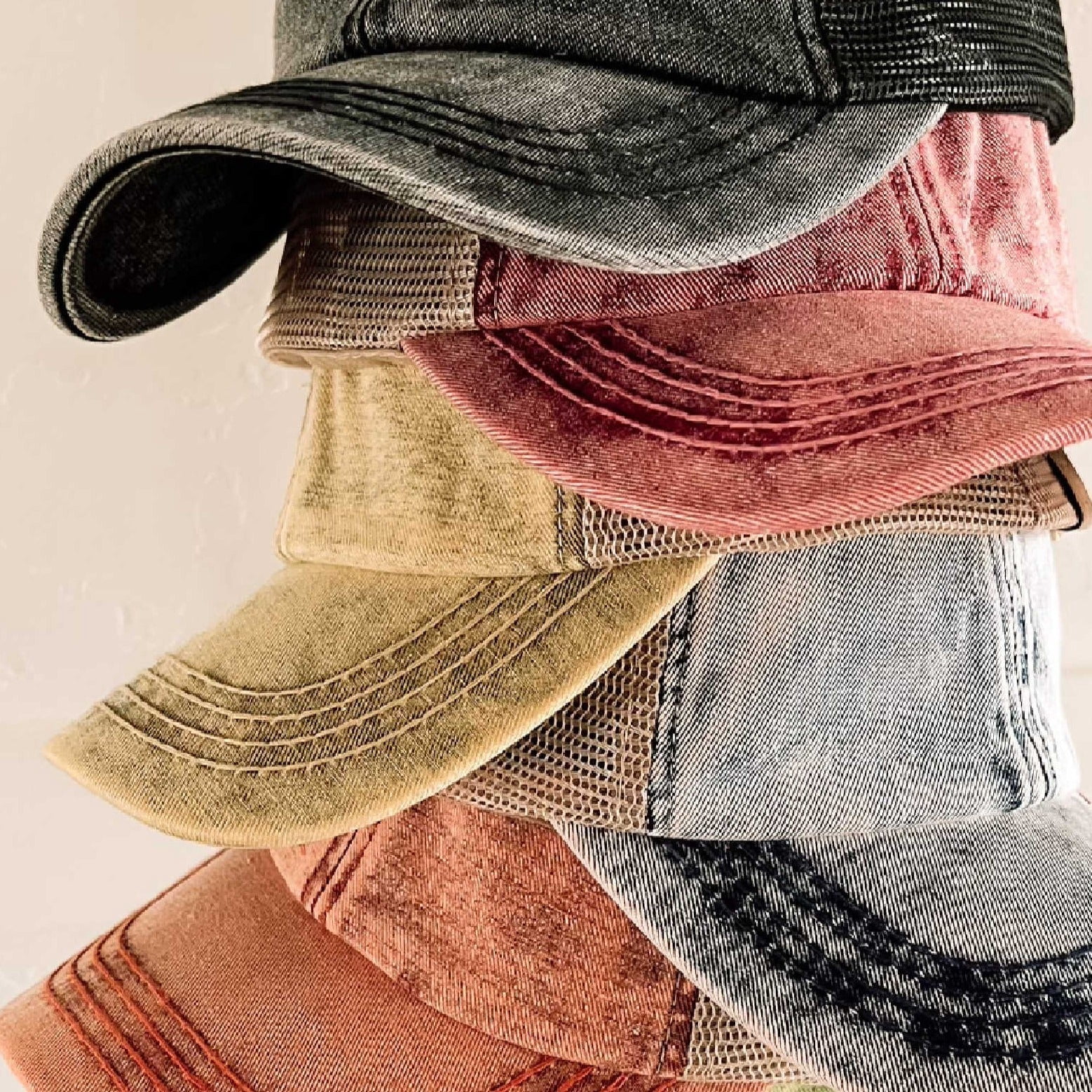 CC Kids Washed Denim Criss Cross Cap